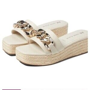 Anne Klein AK Nomad Espadrille Platform Sandals size 9